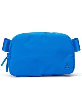 Women's Blue Water Repellent Waist Packs Crossbody Bags with Adjustable Strap